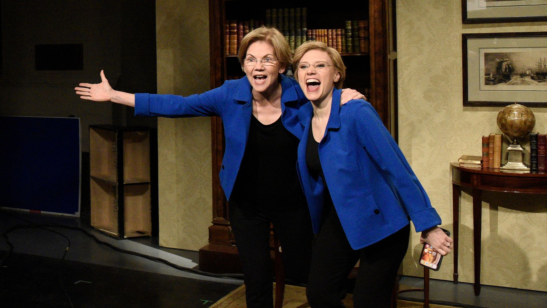 Elizabeth Warren Makes a Surprising Appearance on SNL to Help Them Roast the Fox News Coverage of Coronavirus